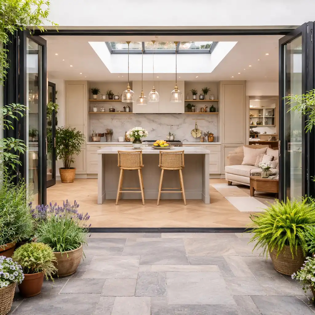 kitchen extensions completed extension detailing and finishes