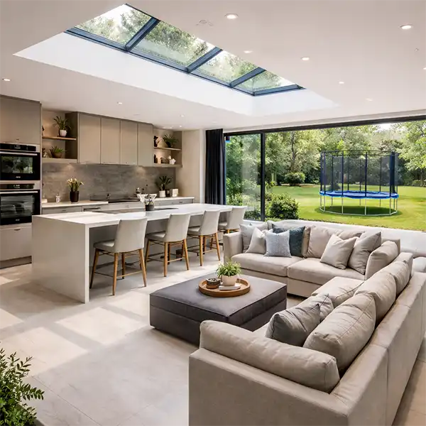 wrap-around extensions completed extension detailing and finishes