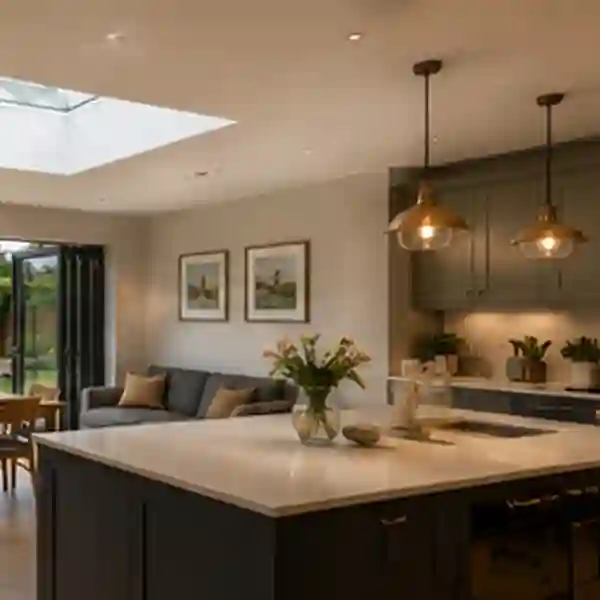 Single-storey rear extension in Claygate KT10 with garden-facing glazing
