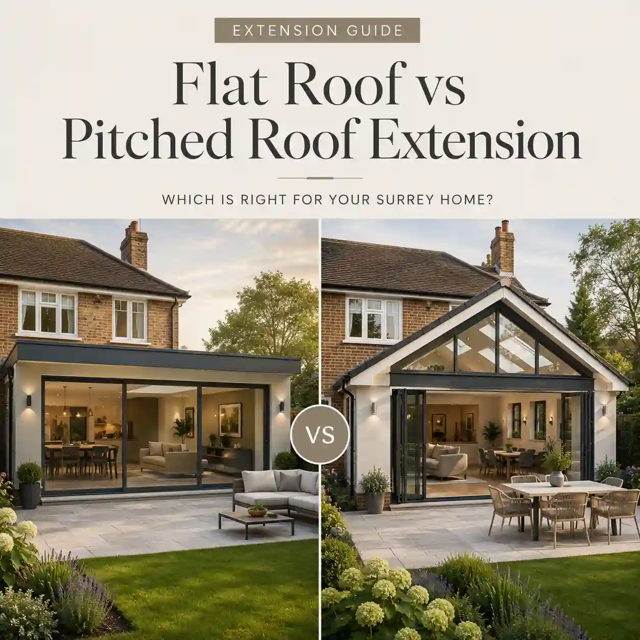 Flat Roof vs Pitched Roof Extension