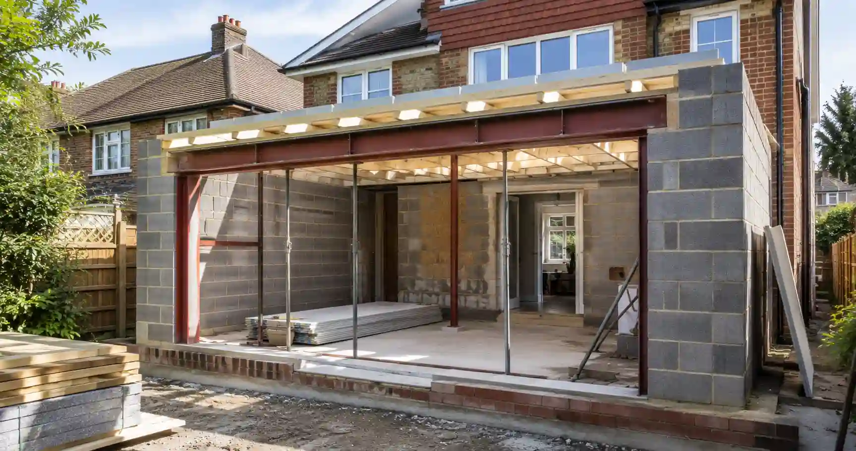 Modern house extension cost calculator for Elmbridge and Surrey family homes