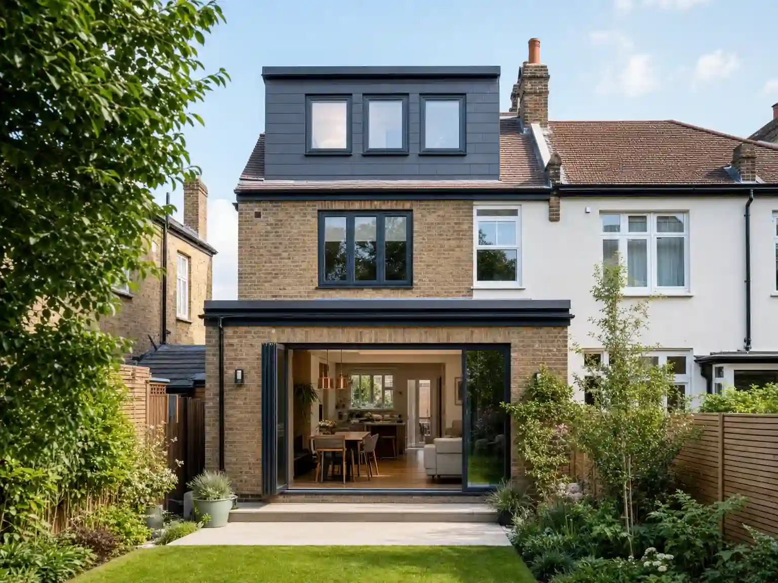 Dormer loft conversion design for a Surrey family home