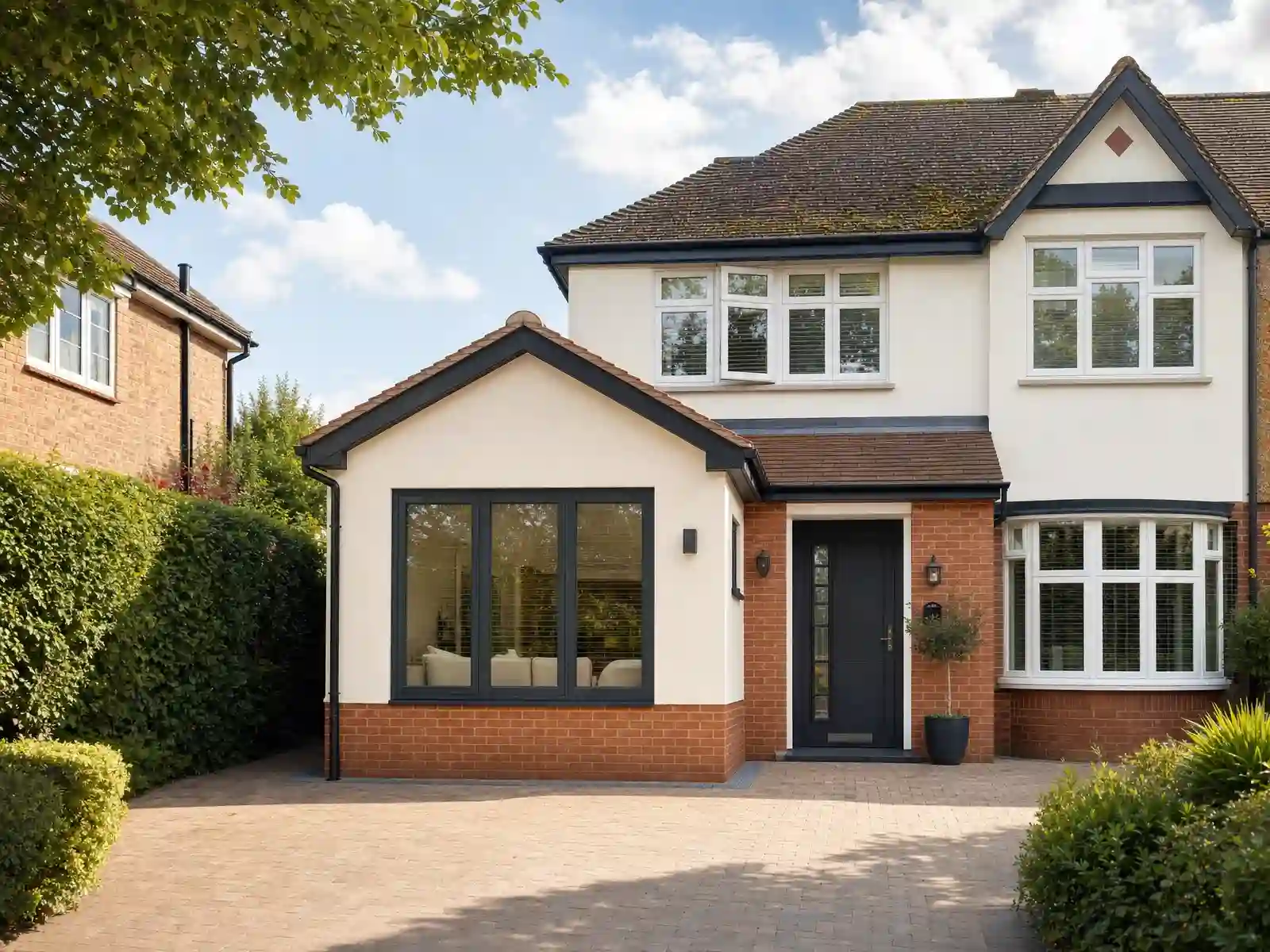 Garage conversion example for a Walton-on-Thames home