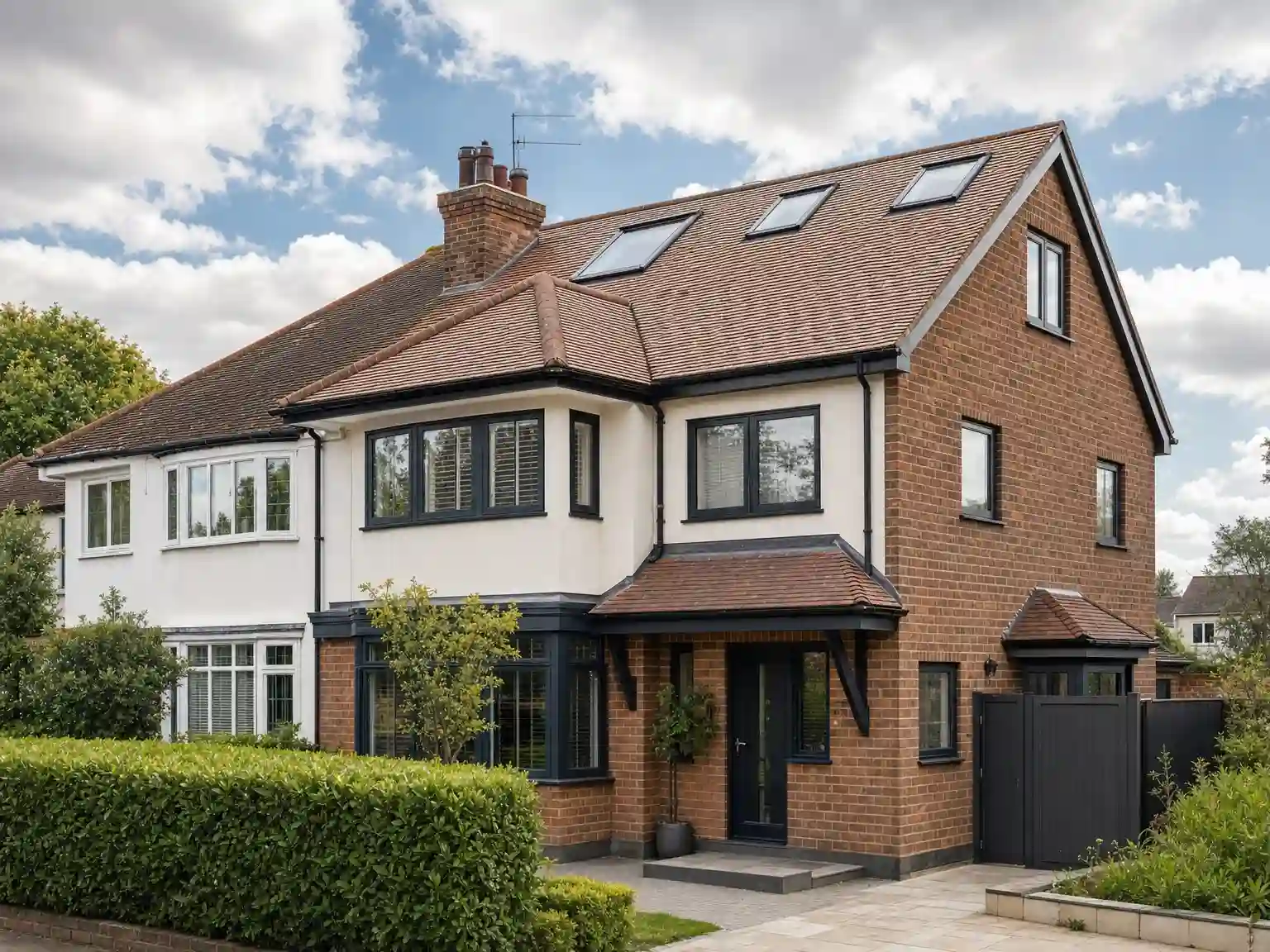Hip-to-gable loft conversion option for semi-detached Surrey homes