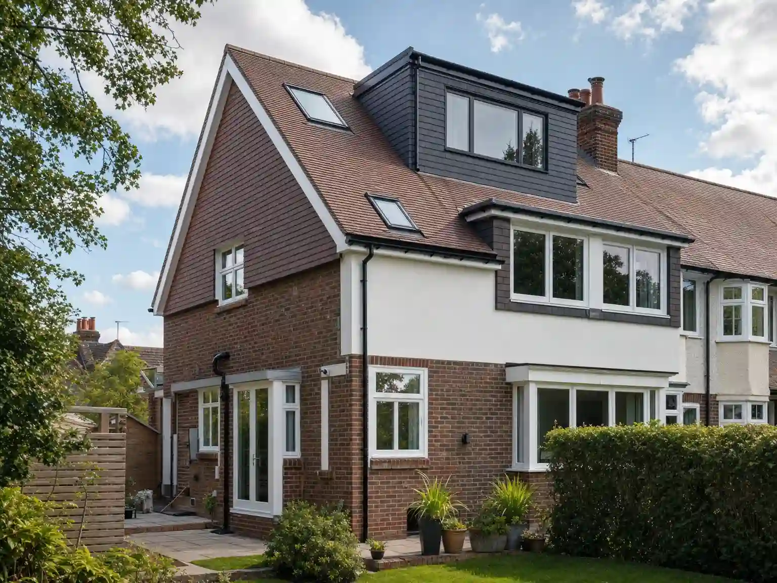 Hip-to-gable loft conversion Walton KT12 project by HWP Design and Build