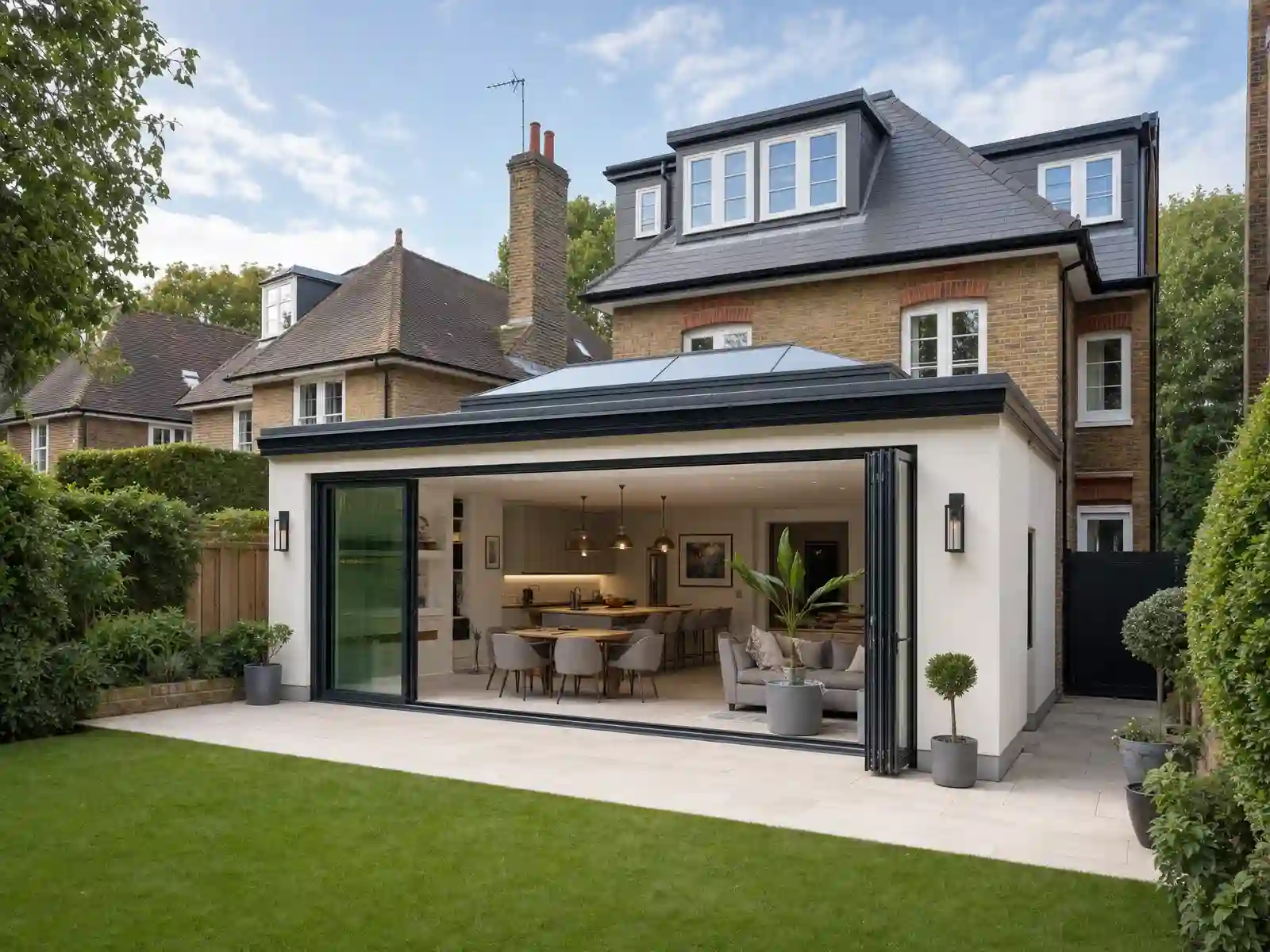 Rear extension design for a Surrey family home