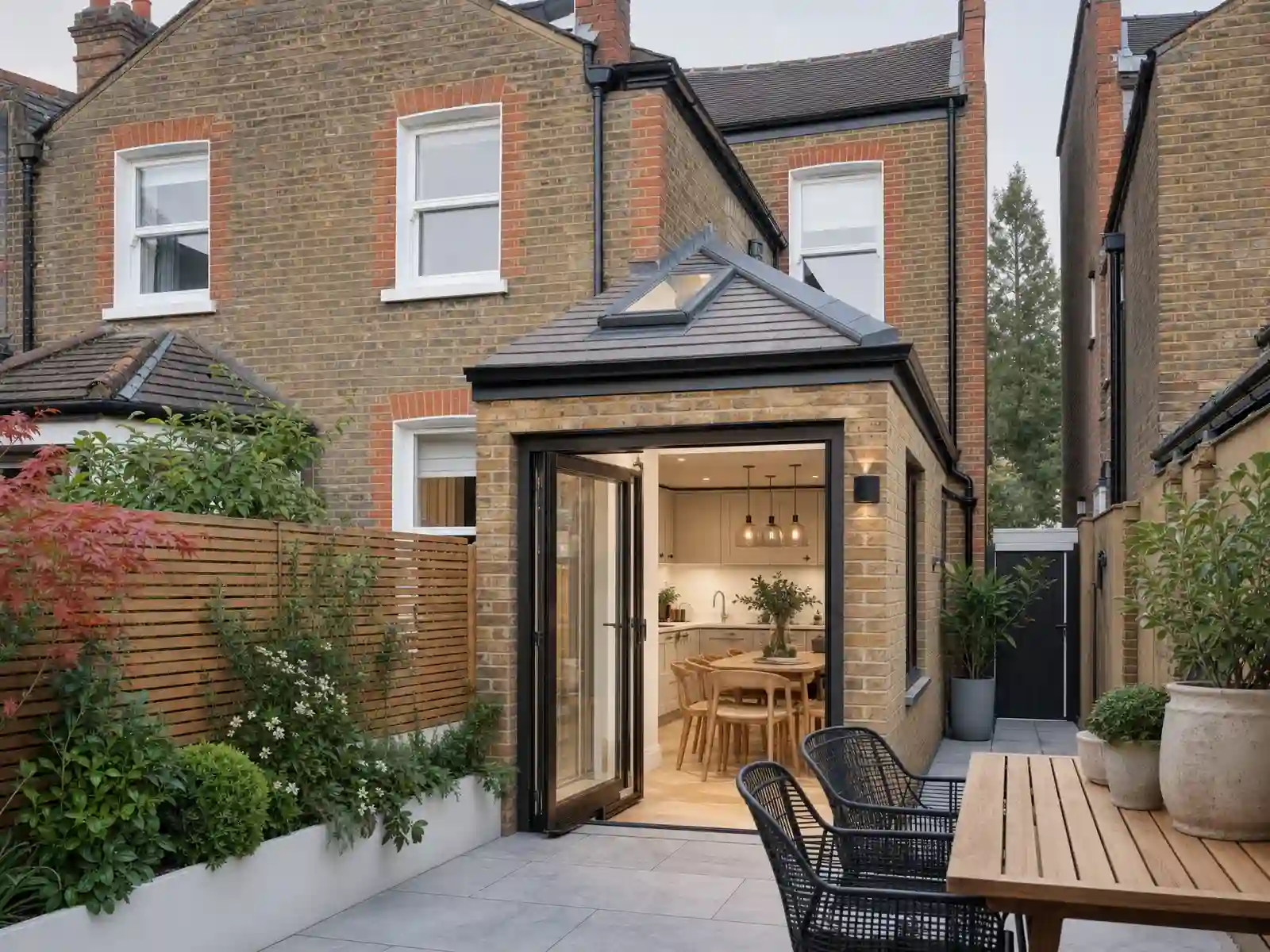 Side return extension example for an Elmbridge home