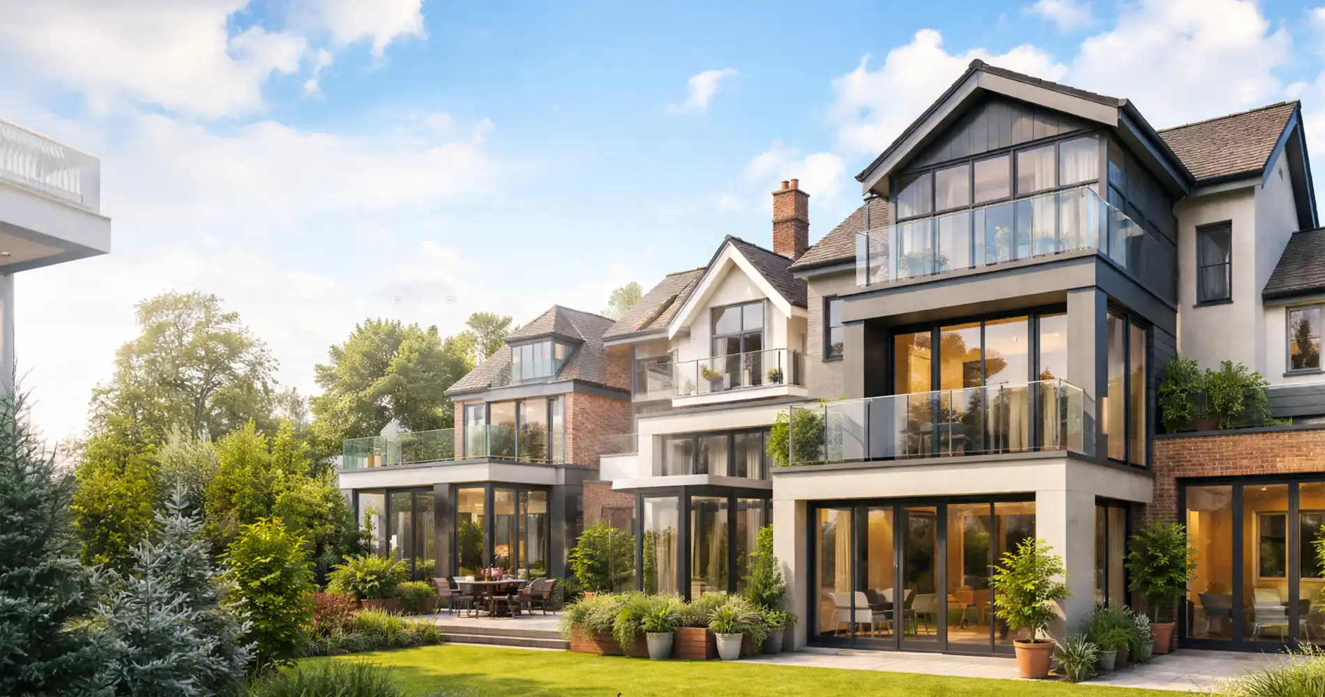 double storey extensions built by HWP Design & Build in Surrey