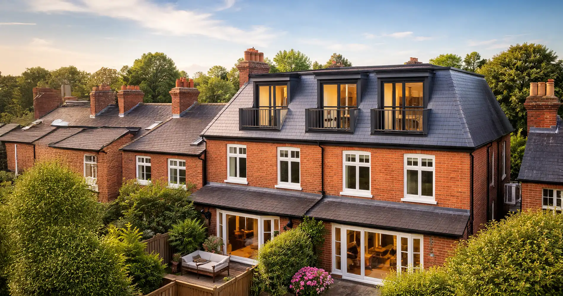 mansard loft conversions built in Surrey by HWP Design & Build