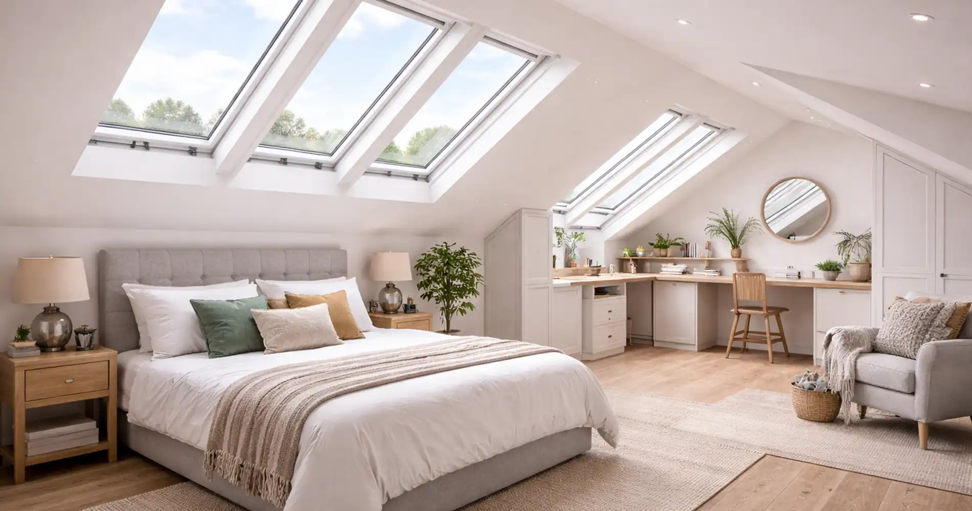 velux & rooflight loft conversions built in Surrey by HWP Design & Build